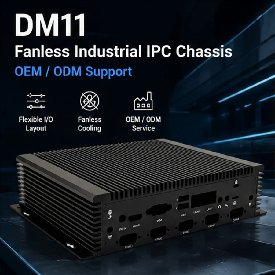 DM11 Fanless Industrial IPC Chassis