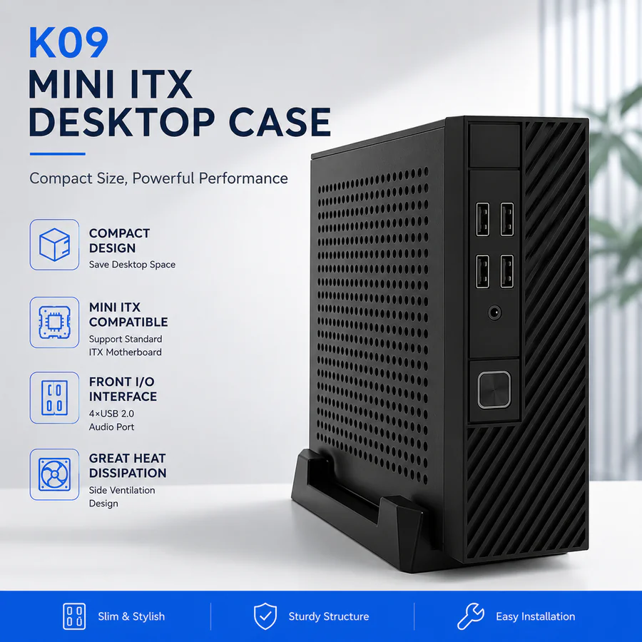 K09 Mini-ITX Desktop Case