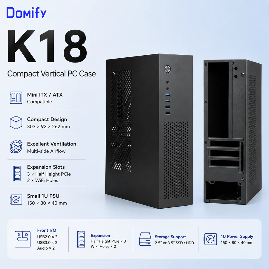 K18 Compact Mini-ITX Case