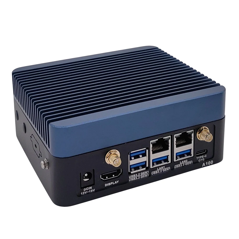 A100 industrial edge AI computer exterior view