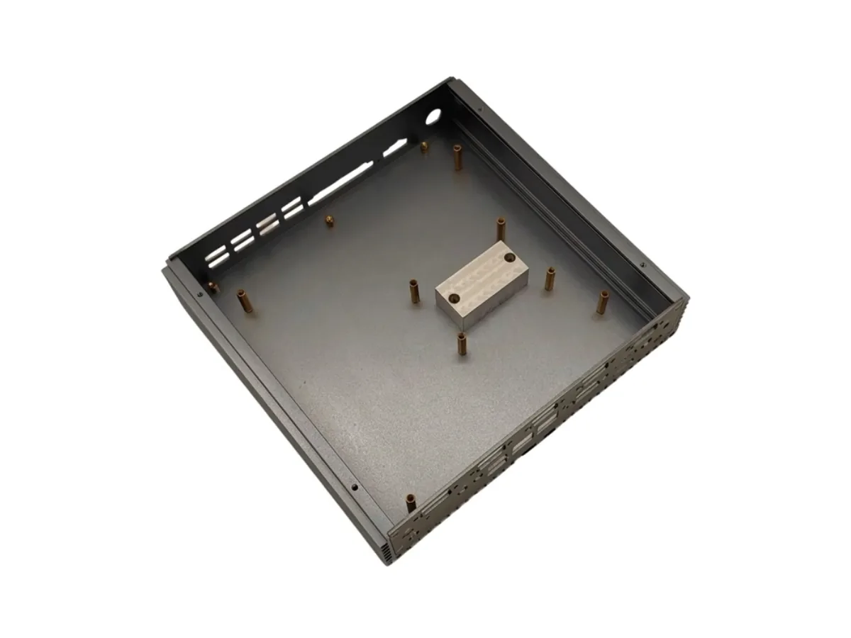 DM02 industrial PC chassis internal structure and mounting layout