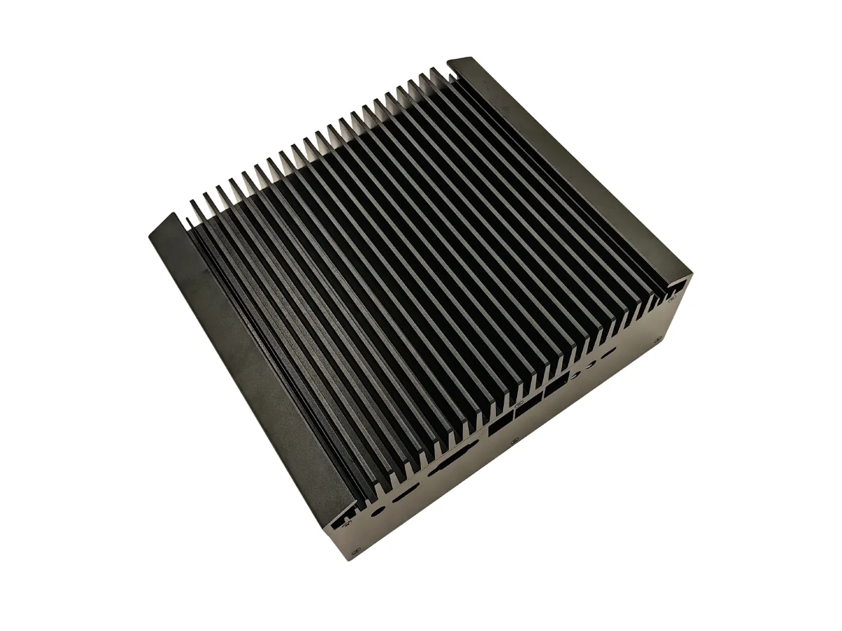 DM10 Extruded Aluminum Heatsink Top View DM10 extruded aluminum heatsink top view