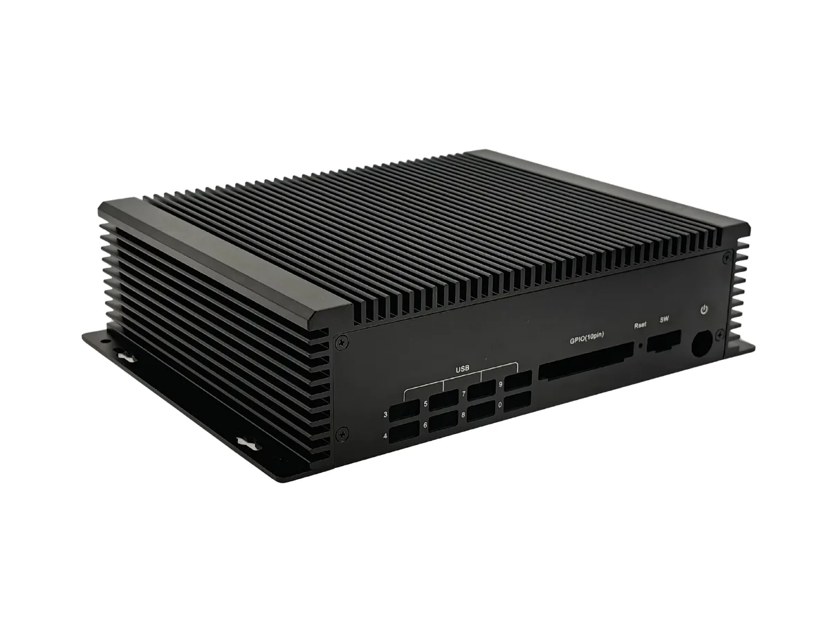 DM11 custom aluminum enclosure with finned heatsink body