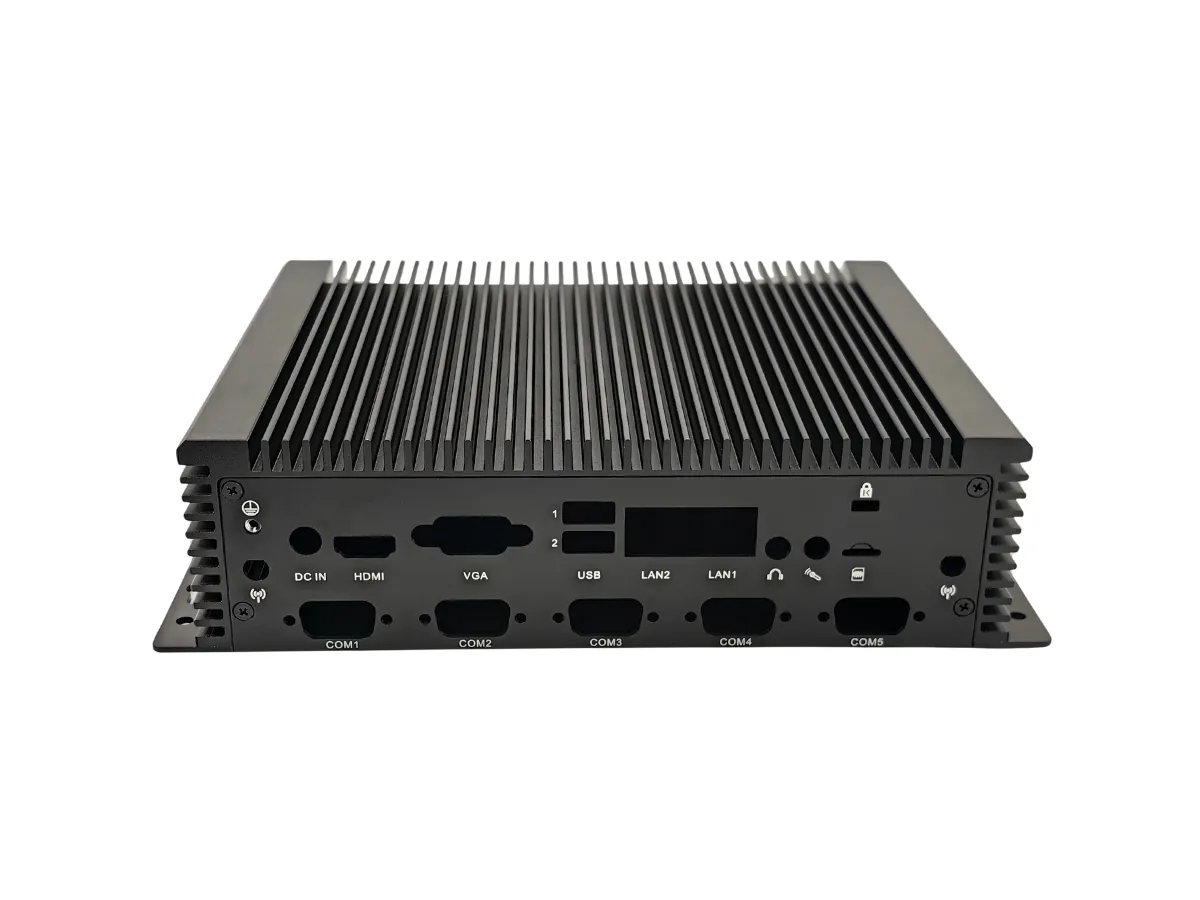 Custom Rear I/O Panel DM11 rear I/O panel with CNC-machined openings