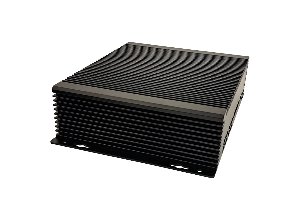 Extruded Aluminum Heatsink Enclosure DM11 extruded aluminum enclosure with external heatsink fins