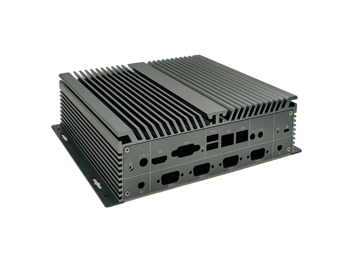 DM20 Custom Aluminum Fanless Industrial PC Enclosure Main View DM20 custom aluminum fanless industrial PC enclosure main view