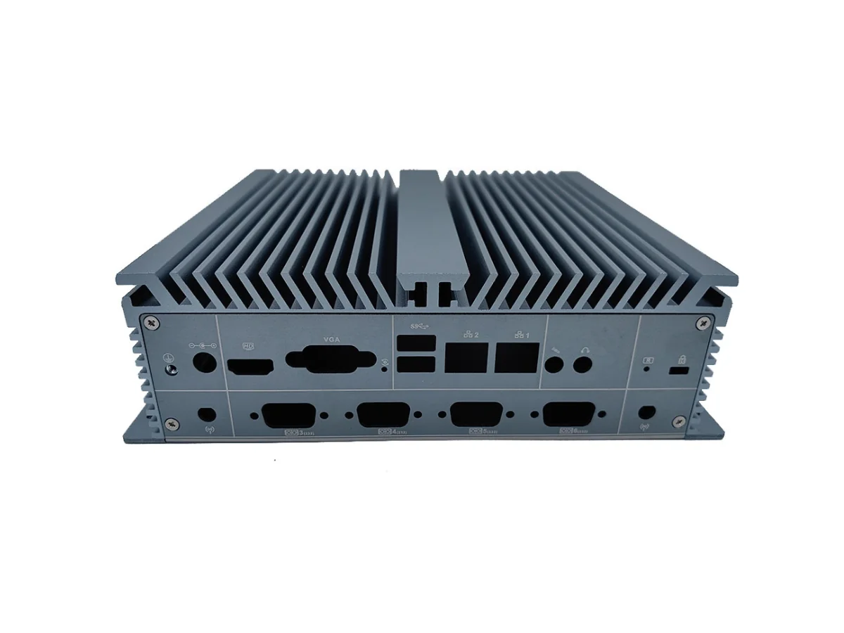 DM20 Custom Front Panel CNC Cutouts DM20 CNC-machined front panel with custom I/O cutouts