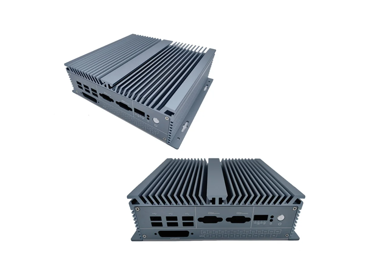 DM20 Front and Rear Panel Configurations DM20 front and rear panels with configurable industrial I/O openings