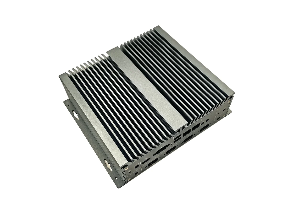 DM20 Extrusion Heatsink Top Angle DM20 aluminum extrusion heatsink viewed from the top angle