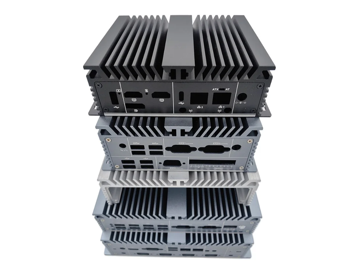 Compact Nano-ITX Aluminum Enclosure Options Compact related aluminum enclosures in multiple embedded PC sizes