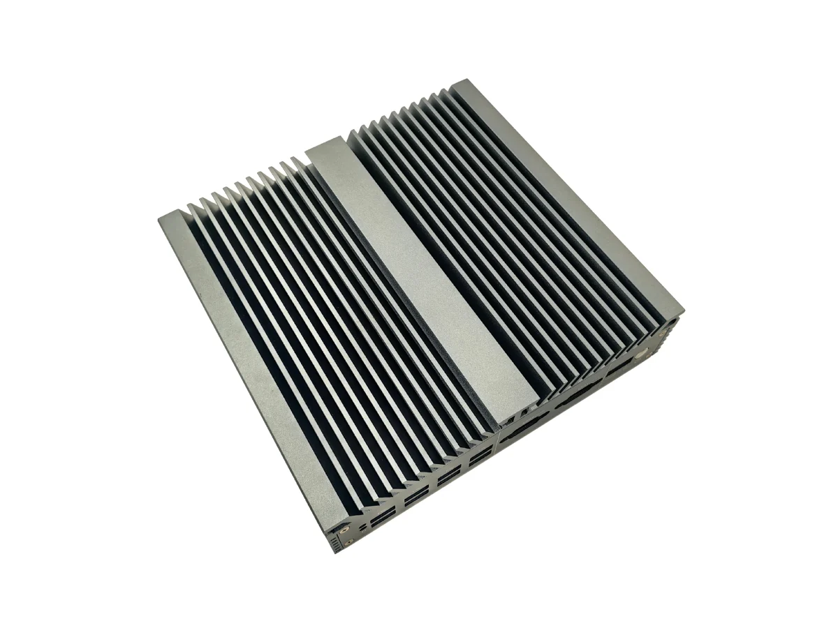 DM25 Heatsink Enclosure Top Angle View DM25 heatsink enclosure viewed from the top angle