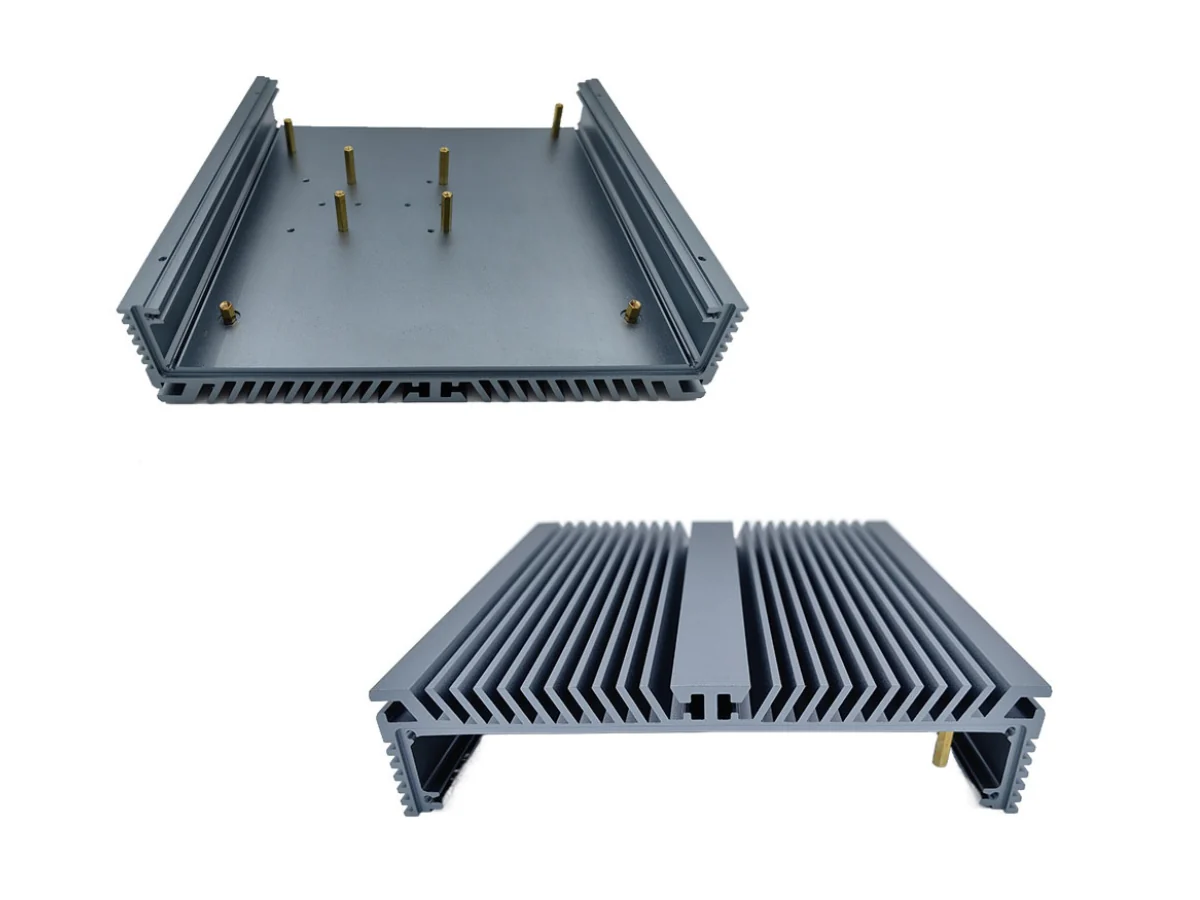 DM25 Top Cover and Bottom Chassis Structure Separated DM25 heatsink top cover and bottom chassis structure