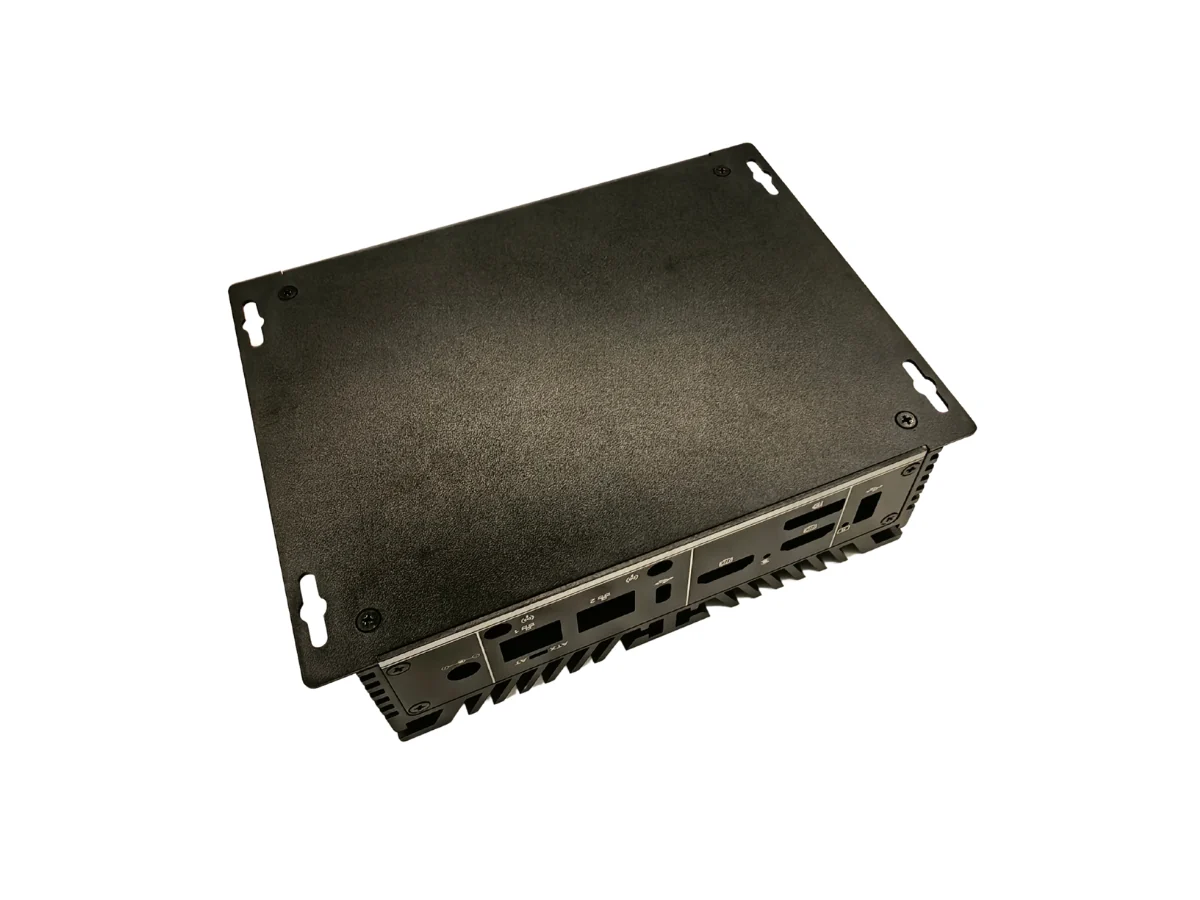 N11T Bottom Plate and Wall-Mount Features Bottom mounting plate of the N11T enclosure showing wall-mount provisions