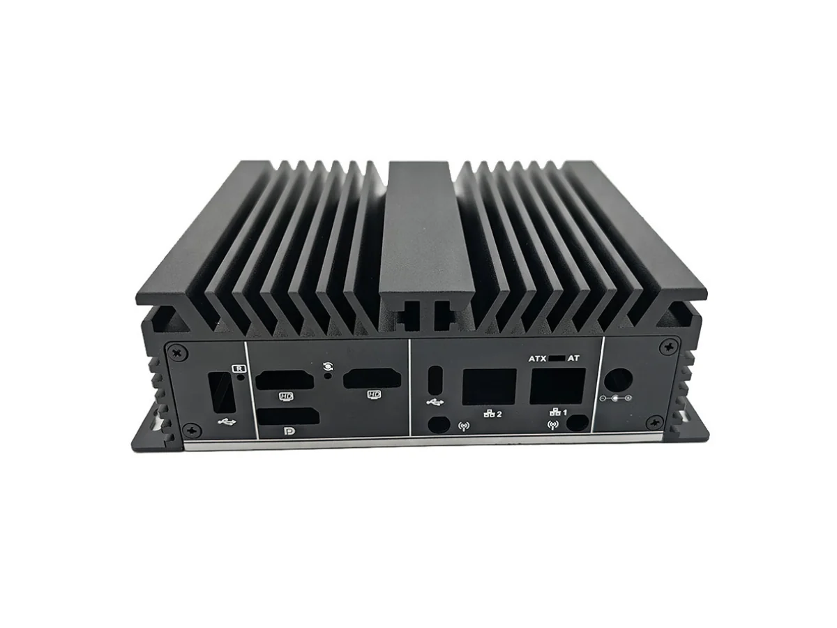 N11T Custom Rear Interface Panel N11T rear panel with CNC-machined network, display and other I/O openings